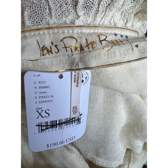 NWT Jen's Pirate Booty X Free People Alta Top in Natural - XS - Picture 6 of 6